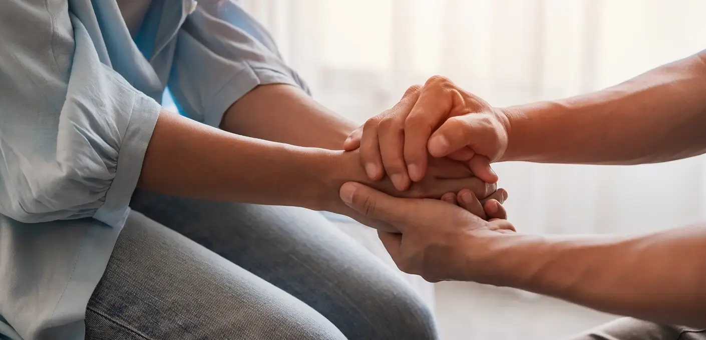 Holding hands